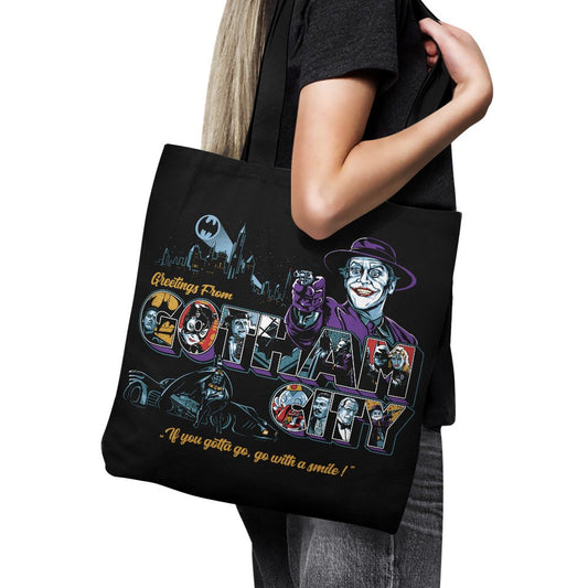 Go With a Smile - Tote Bag