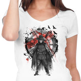 God Is In The Rain - Women's V-Neck