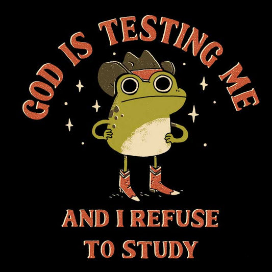 God is Testing Me - Women's V-Neck