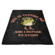 God is Testing Me - Fleece Blanket