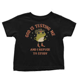God is Testing Me - Youth Apparel