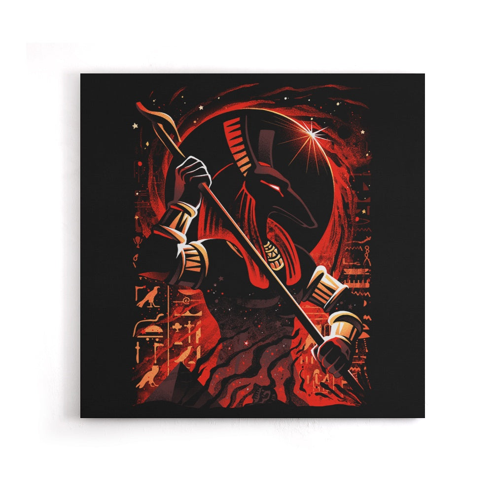 God of the Desert and Disorder - Canvas Print