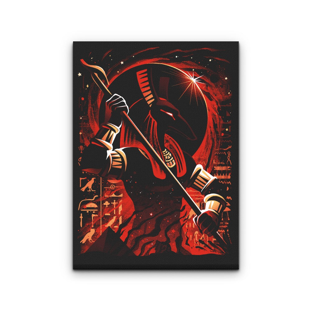 God of the Desert and Disorder - Canvas Print