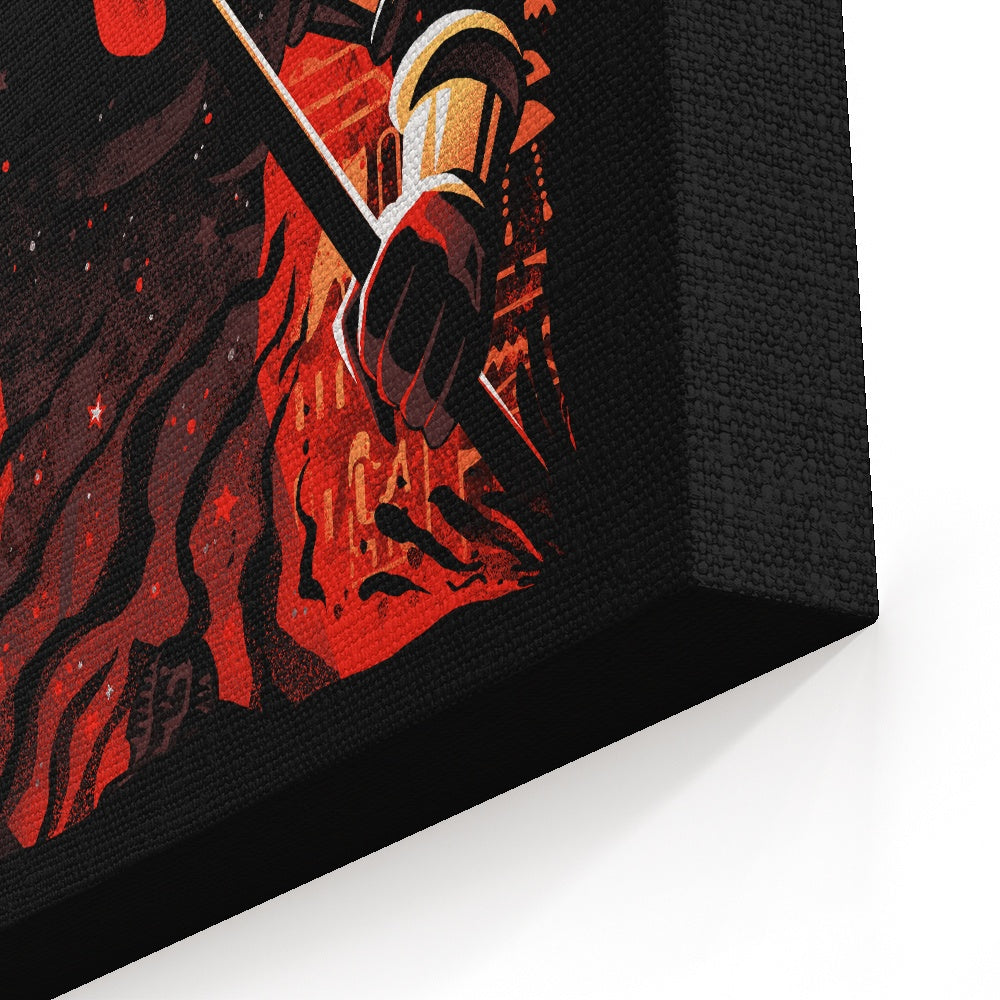 God of the Desert and Disorder - Canvas Print