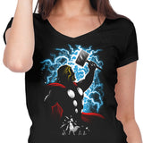 God of Thunder - Women's V-Neck