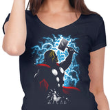 God of Thunder - Women's V-Neck