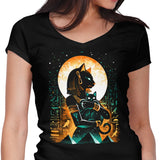 Goddess of Cats - Women's V-Neck