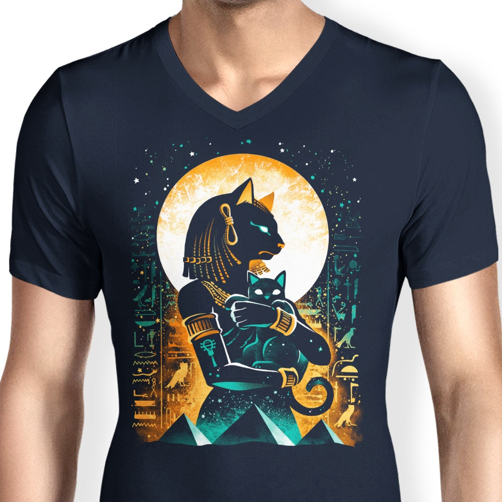 Goddess of Cats - Men's V-Neck