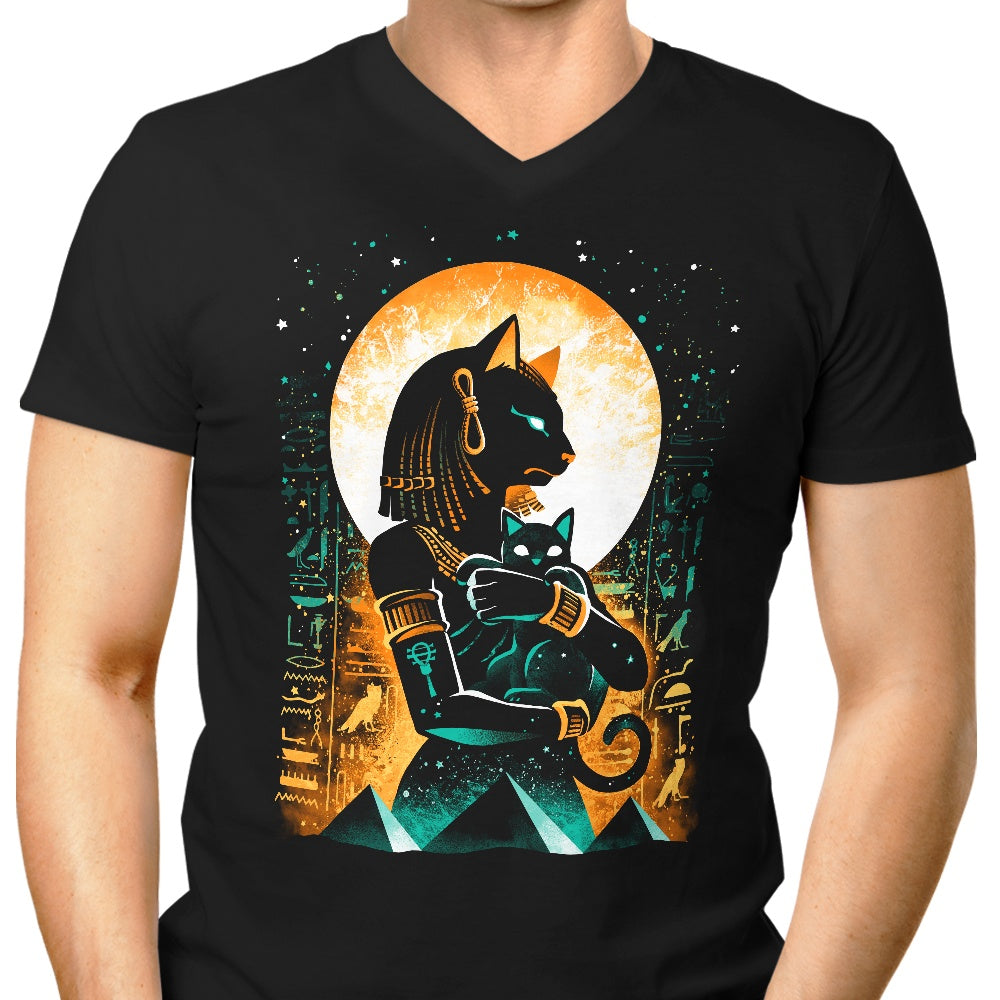 Goddess of Cats - Men's V-Neck