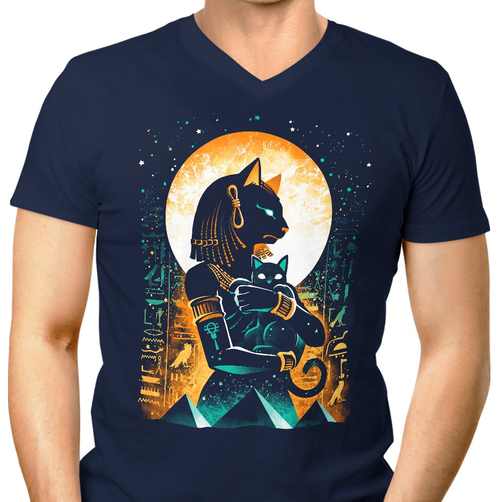 Goddess of Cats - Men's V-Neck