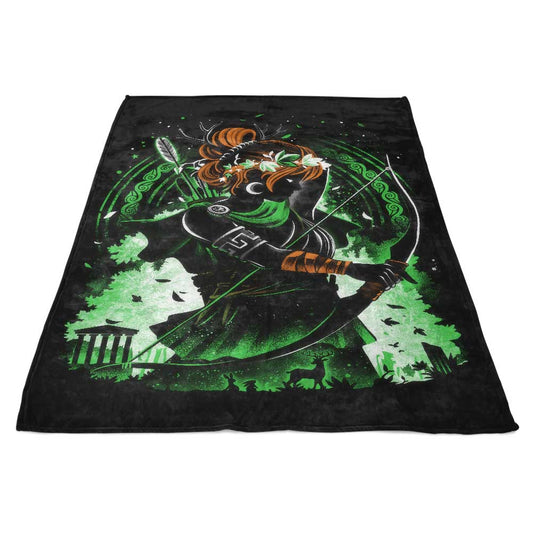 Goddess of Hunting - Fleece Blanket