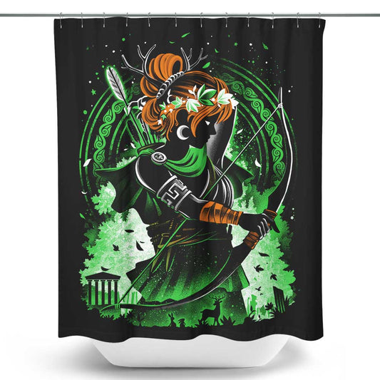 Goddess of Hunting - Shower Curtain