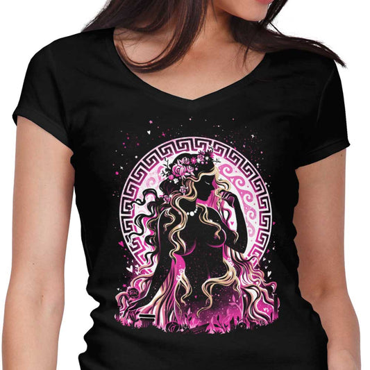 Goddess of Love and Beauty - Women's V-Neck