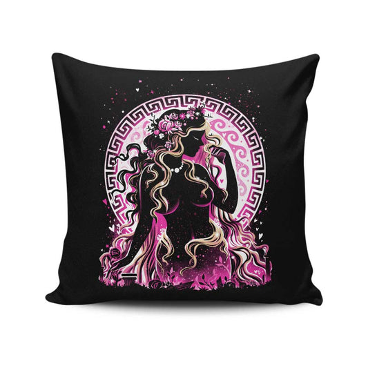 Goddess of Love and Beauty - Throw Pillow