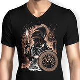 Goddess of Wisdom, Arts, and War - Men's V-Neck