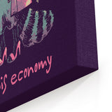 Good Taste Raccoon - Canvas Print