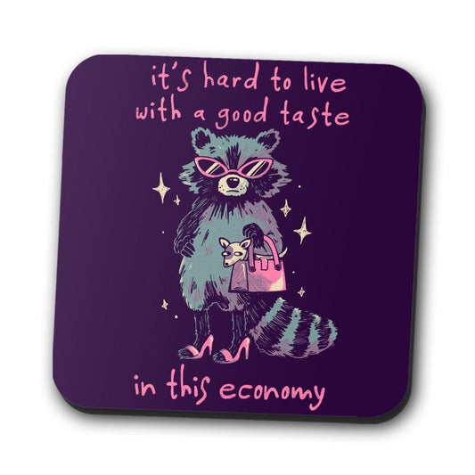 Good Taste Raccoon - Coasters