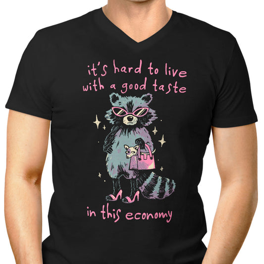 Good Taste Raccoon - Men's V-Neck