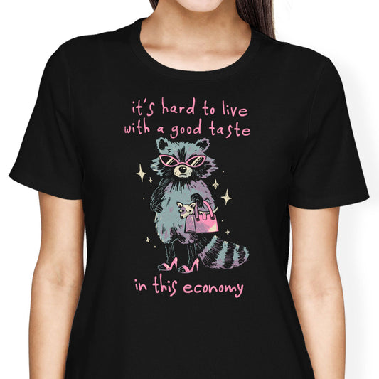 Good Taste Raccoon - Women's Apparel