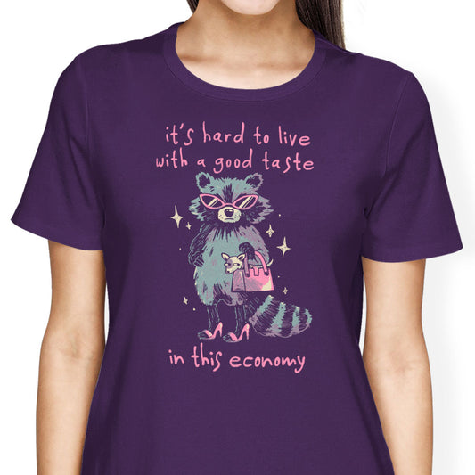 Good Taste Raccoon - Women's Apparel