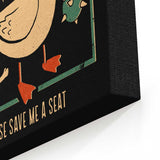 Goose Warning - Canvas Print