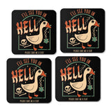 Goose Warning - Coasters
