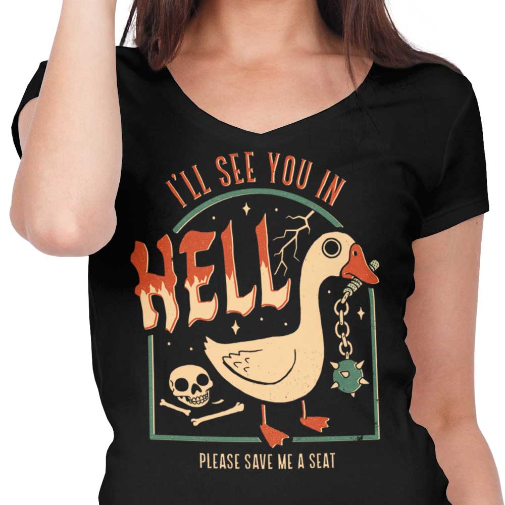 Goose Warning - Women's V-Neck