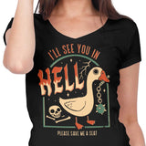 Goose Warning - Women's V-Neck