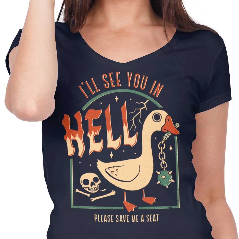 Goose Warning - Women's V-Neck