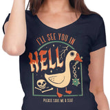 Goose Warning - Women's V-Neck