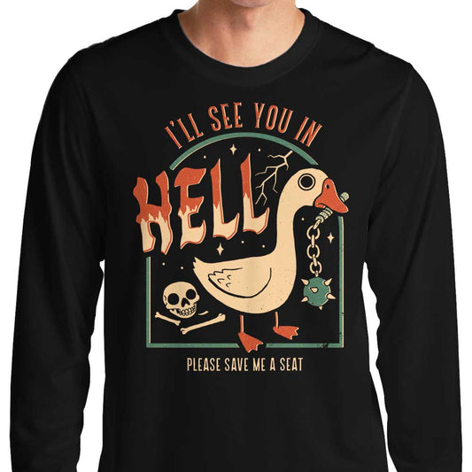 Goose Warning - Long Sleeve T-Shirt