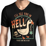 Goose Warning - Men's V-Neck