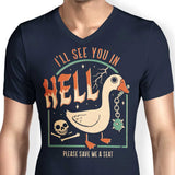 Goose Warning - Men's V-Neck