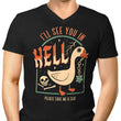 Goose Warning - Men's V-Neck