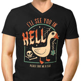 Goose Warning - Men's V-Neck
