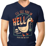 Goose Warning - Men's V-Neck