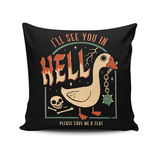 Goose Warning - Throw Pillow