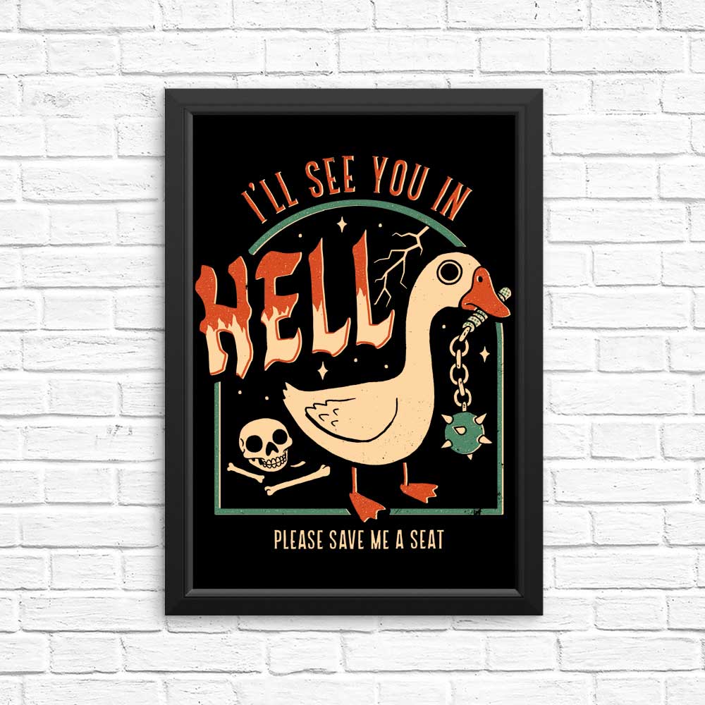 Goose Warning - Posters & Prints