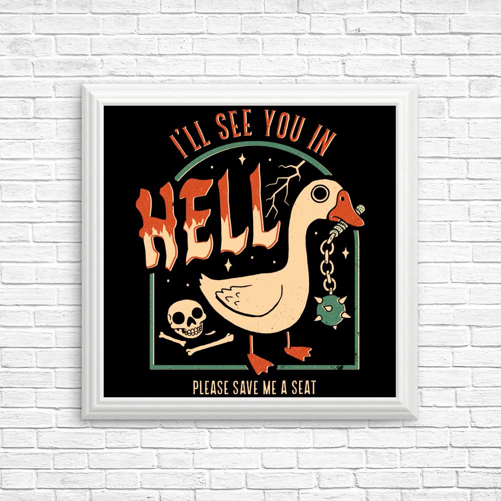 Goose Warning - Posters & Prints