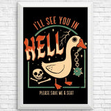 Goose Warning - Posters & Prints