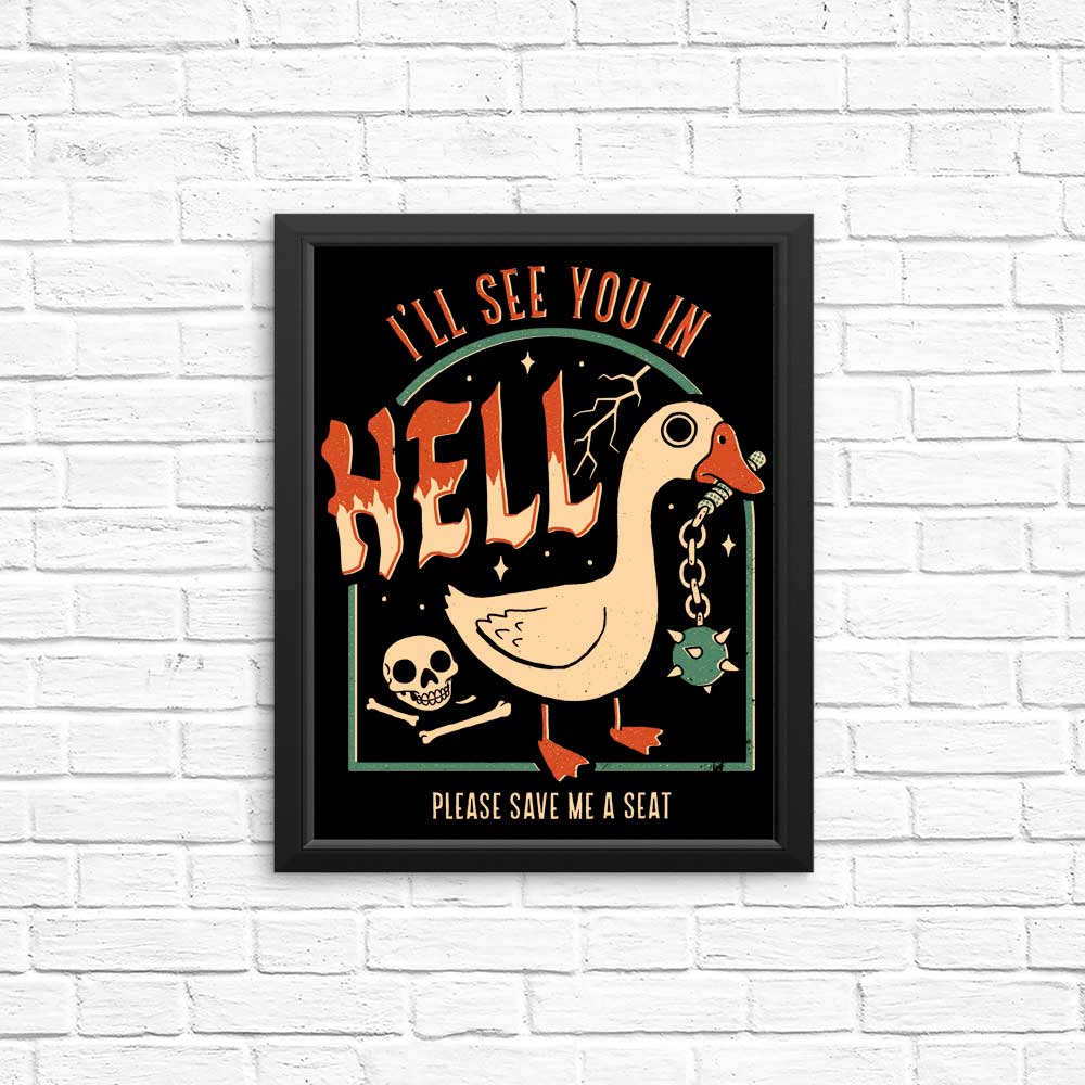 Goose Warning - Posters & Prints