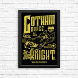 Gotham Garage - Posters & Prints