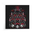 Gothic Christmas Kittens - Canvas Print