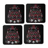 Gothic Christmas Kittens - Coasters