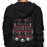 Gothic Christmas Kittens - Hoodie