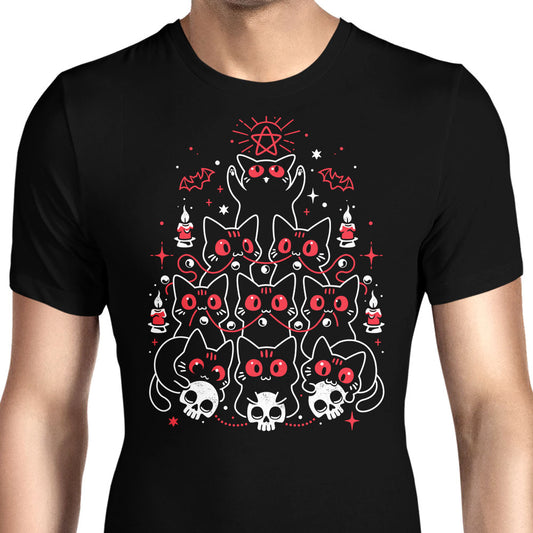 Gothic Christmas Kittens - Men's Apparel