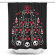 Gothic Christmas Kittens - Shower Curtain