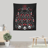 Gothic Christmas Kittens - Wall Tapestry
