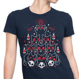 Gothic Christmas Kittens - Women's Apparel