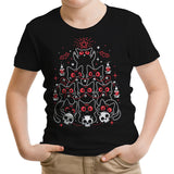 Gothic Christmas Kittens - Youth Apparel
